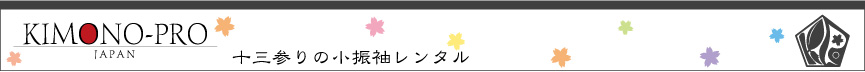 小学校高学年から中学生の着物・小振袖